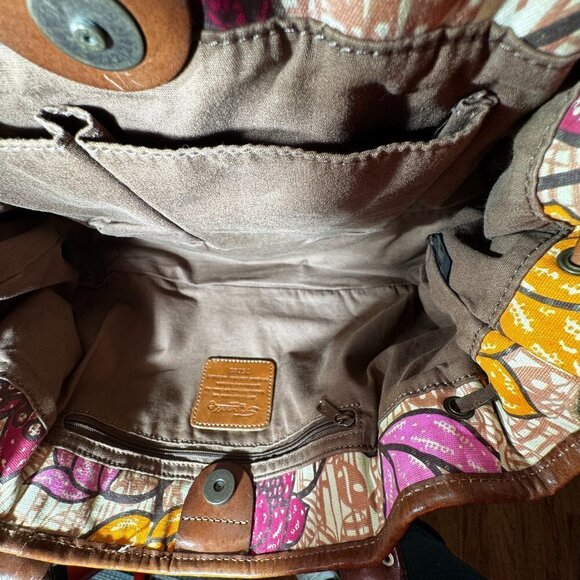 VINTAGE FOSSIL1954 ZB9813 BARREL BAG - Serial Number 75082 - Picture 5 of 11